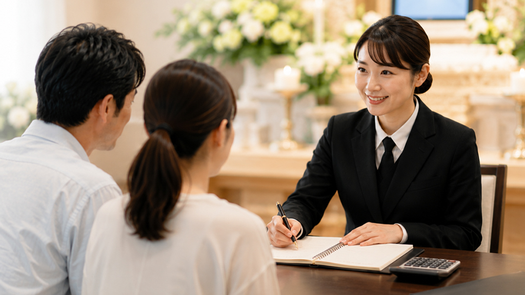 事前相談をしている様子　イメージ写真