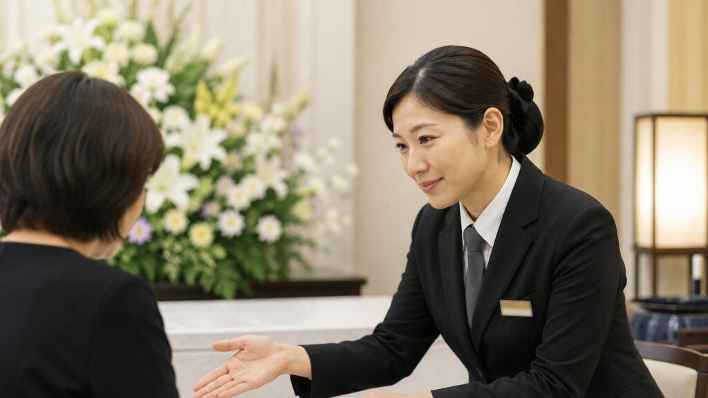 ご遺族に寄り添う、心を込めた接遇